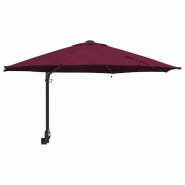 VidaXL Parasol de jardin Bordeaux 248 x 248 x 148 cm Modèle Atlas Pure - 42003247