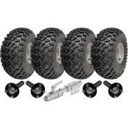 22x11.00-8 Twin Axle Utility ATV Quad Trailer Kit Wheels Axles Swivel Hitch 22x11.00-8 Twin Axle Utility ATV Quad Trailer Kit Wheels Axles Swivel Hitch