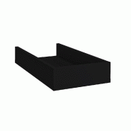Casquette pour montant Totem 30x60x10cm - noir
