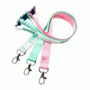 Cordon PET recyclé quadri luxe - Référence : IDP20PETLUXE - Impression quadrichromie HD - Largeur 10 à 25mm