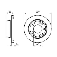 Disque de frein Bosch 0986478310 - ventilé - arrière - boîte de 2 disques Disque de frein Bosch 0986478310 - ventilé - arrière - boîte de 2 disques