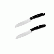 Ensemble de 2 Couteaux Santoku 26 cm Nirosta Fit - 3176239932584 Ensemble de 2 Couteaux Santoku 26 cm Nirosta Fit - 3176239932584