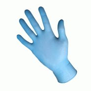 Gant nitrile non poudre bleu taille xs 3.5gr 240mm bte de 100 ap - 200001072