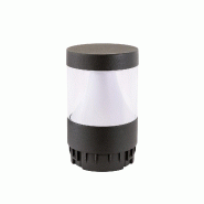 Gea Luce Borne D'Éclairage Ges2390 En Aluminium Anthracite - Tête Avec Module Led 12W/16W/20W, Ip65, 3000K/4000K/5000K, Traitement C4 - Gealuce - gr