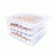 GILAC Boîte à œufs GN 2/3 - 120 œufs - 8 alvéoles - blanc G180020 - 3573678700888 GILAC Boîte à œufs GN 2/3 - 120 œufs - 8 alvéoles - blanc G180020 - 3573678700888