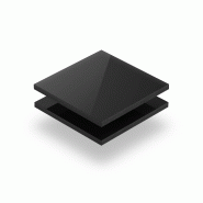 Plaque plexiglass noir 10mm