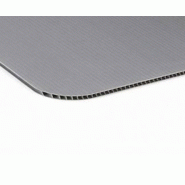 Plaque PP alvéolaire bleue 2600x1000 mm - Épaisseur 050 mm - Alvéole 100x50 mm
