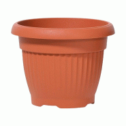 Prosperplast - Pot TERRA 2 L - 17,5x17,5x13,5 cm, coloris Terre cuite - orange plastique polypropylène ZA3067