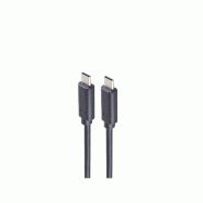 Shiverpeaks Câble BASIC-S USB 3.2, USB-C mâle, 0,50 m - noir 4017538096098 Shiverpeaks Câble BASIC-S USB 3.2, USB-C mâle, 0,50 m - noir 4017538096098