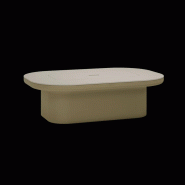 Table basse 120x80 cm LUNA de VONDOM Table basse 120x80 cm LUNA de VONDOM