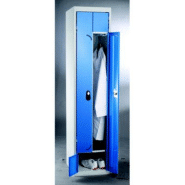 Vestiaire monobloc Duo gris/bleu Vestiaire monobloc Duo gris/bleu