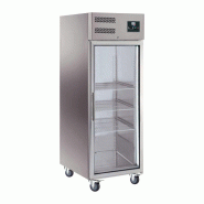 Armoire réfrigérée inox , 1 PORTE VITREE, -18/-22°C L2G