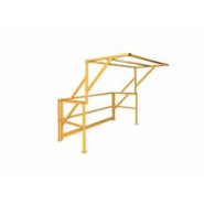 Barrière écluse de construction robuste pour plateforme mezzanine Barrière écluse de construction robuste pour plateforme mezzanine