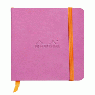 Carnet souple Rhodiarama lilas A6, 144p./72 feuilles ivoire 90 g/m², ligné - violet 117311C