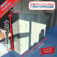 Casier pour vestiaires - bloc de 9 colonnes Casier pour vestiaires - bloc de 9 colonnes