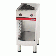 Fourneau électrique vitrocéramique 2 foyers radiants de 2,1 kw sur ... - PCME 420 VTR