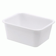 GASTROLAND Bac rectangulaire renforcé emboîtable GILAC 10 L - Blanc - blanc 3701666000287