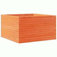 Helloshop26 - Jardinière bac lit surélevé plantes fleurs terrasse jardin cire 80 x 80 x 45,5 cm bois de pin massif marron 02_0038501 - 3000217707683 Helloshop26 - Jardinière bac lit surélevé plantes fleurs terrasse jardin cire 80 x 80 x 45,5 cm bois de pin massif marron 02_0038501 - 3000217707683