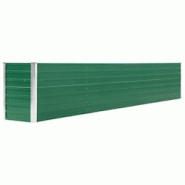 Helloshop26 - Jardinière lit surélevé plantes fleurs jardin acier galvanisé 320 x 40 x 45 cm vert 02_0001110 - 3000074691538 Helloshop26 - Jardinière lit surélevé plantes fleurs jardin acier galvanisé 320 x 40 x 45 cm vert 02_0001110 - 3000074691538