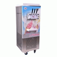 Machine à glace italienne soft ice 3 becs - sarl gris