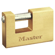 Master Lock Cadenas à combinaison 3 numéros réglable en laiton 3/4