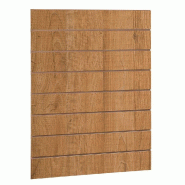 Panneau rainuré R15 L90xP120cm épaisseur 18mm - chêne naturel