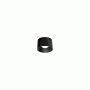 Plafonnier LED cylindrique moderne en métal noir brillant, 24 W, dimmable, diamètre 35 cm, haute efficacité lumineuse (IRC 80) - Perenz - noir 8382