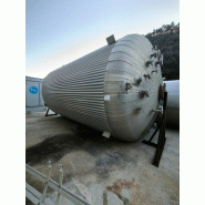 Réservoir en acier inoxydable de 50 000 litres, isolé thermiquement - référence : c13544