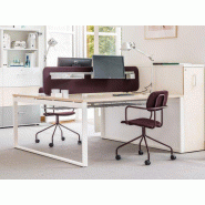 Bureau bench 2 personnes Phoenix - bois blanc - 4 largeurs disponibles - pas cher et de qualité Bureau bench 2 personnes Phoenix - bois blanc - 4 largeurs disponibles - pas cher et de qualité