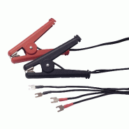 CHAUVIN ARNOUX - Jeu de 2 pinces Kelvin 10A - pour utilisation avec microohmmetres CA 6240, CA 6250, CA 6255