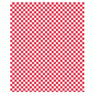 Feuille ingraissable pour burger Damier rouge 31x38cm - par 1000