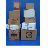 Fins de series de cartons d'emballage