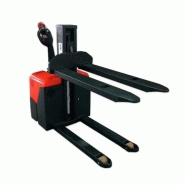 Gerbeur électrique mât poutre Rolléco - 1000 kg - Hauteur de levage 2000 mm - Composants robustes Gerbeur électrique mât poutre Rolléco - 1000 kg - Hauteur de levage 2000 mm - Composants robustes