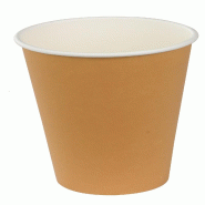 Gobelet Carton NOVACUP FORMAT RESTAURATION 350ml - Haute Densité FSC - Recyclable & Éco-responsable - Lot de 4000 - beige en carton GHXL318