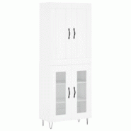 Helloshop26 - Buffet bahut commode armoire meuble de rangement organisateur cuisine salle de séjour salon haut 69,5 x 34 x 180 cm 02_0032674 - 300021 Helloshop26 - Buffet bahut commode armoire meuble de rangement organisateur cuisine salle de séjour salon haut 69,5 x 34 x 180 cm 02_0032674 - 300021