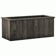 Helloshop26 - Jardinière lit surélevé plantes fleurs jardin 74 x 32 x 30 cm bois de pin massif gris foncé 02_0001265 - 3000076351539 Helloshop26 - Jardinière lit surélevé plantes fleurs jardin 74 x 32 x 30 cm bois de pin massif gris foncé 02_0001265 - 3000076351539