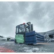 Location courte durée - Chariot élévateur électrique Mitsubishi 2500 kg, 4 roues, 80 V - EDIA EX FB25N_1