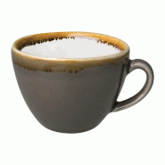 Lot de 6 tasses 230 ml en porcelaine grise, KILN