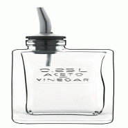 Luigi Bormioli - Optima Vinaigrier en verre jaugé avec bec verseur 25 cl- Boite de 12 - transparent verre 032457