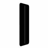 Panneau L60xH240cm Ep.18 mm - angle arrondi - 1 crémaillère alu - noir Panneau L60xH240cm Ep.18 mm - angle arrondi - 1 crémaillère alu - noir