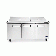 Saladette réfrigérée 3 portes pour 18 bacs gn 1/6 - PMSF8304GR
