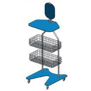 Unite mobile de change inox et resine Unite mobile de change inox et resine