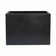 WellHome - Pot de fleurs « Collection Monza » 100x70cm coloris anthracite - gris plastique WH13611