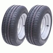 185/60 R12C Roues de remorque 5 clous 112mm PCD Brian James Ifor Williams (Lot de 2) 185/60 R12C Roues de remorque 5 clous 112mm PCD Brian James Ifor Williams (Lot de 2)