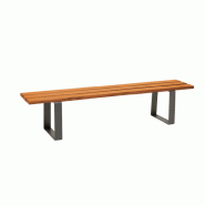 Banquette urbaine - Structure acier 80 mm - Hauteur assise 441 mm - Longueur 1800/2000 mm - 2/3 places_0