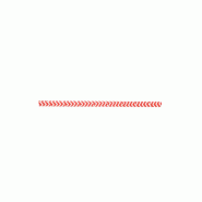 Betik Ecoline – 6000 unités – Paille droite papier rouge et blanc motif vagues – Ø 6 mm x H 20 cm - multicolore en carton 1010386
