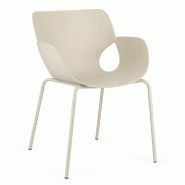 Chaise avec accoudoir Lennox beige 57 x 59 x 82 cm - par 4