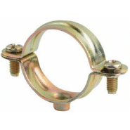 Collier simple bichromaté 60mm en boîte de 25 - 405655