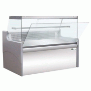 Comptoir d'exposition Gris Vitrage droit Froid ventilé 3P 2590x900mm AFI