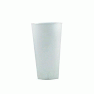 ECOLOMIQUE - 306 Pcs - Gobelet réemployable PP Festival - 500 ml, Ø: 82 mm, Hauteur: 145 mm - ECO294FEST50 - transparent plastique ECO294FEST50 ECOLOMIQUE - 306 Pcs - Gobelet réemployable PP Festival - 500 ml, Ø: 82 mm, Hauteur: 145 mm - ECO294FEST50 - transparent plastique ECO294FEST50